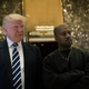 President Donald Trump and Kanye West